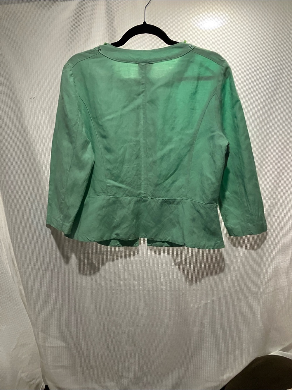 Ruby Rd. Mint Green Embellished Open-Front Jacket - Picture 8 of 12